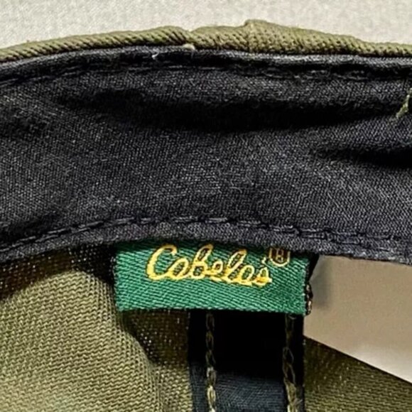 Cabela's Vintage 6 Panel Brushed Twill Low Profile Adjustable Cap Camouflage GUC - Picture 12 of 13